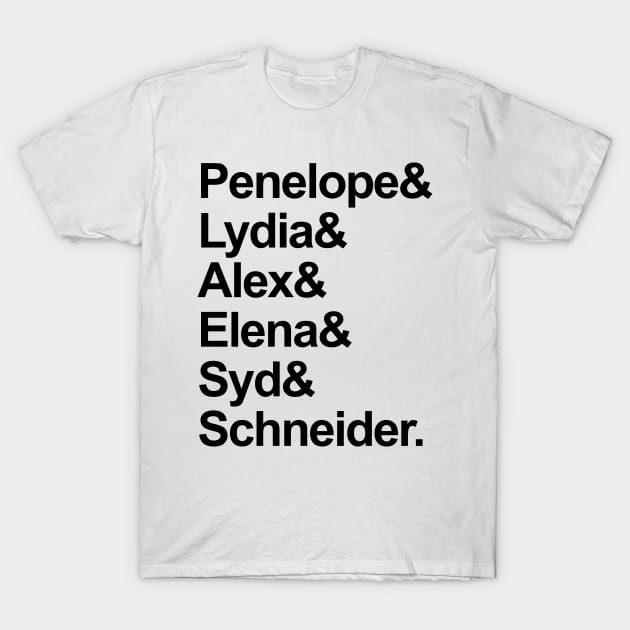 One Day at a Time Characters T-Shirt by brendalee